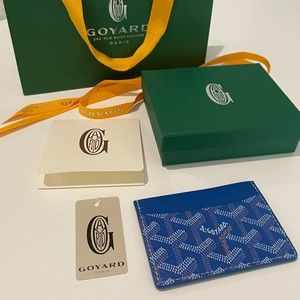 Goyard Cardholder: Porte-Cartes St Sulpice Blue